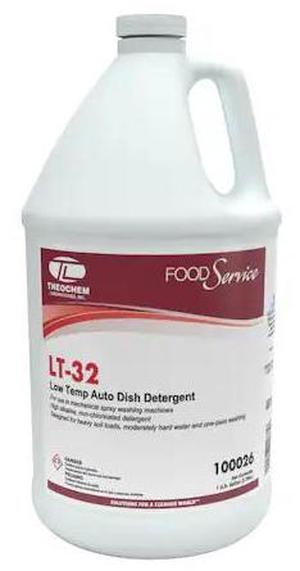 THEOCHEM 100026-99990-7G LT 32 - 4/1 GL CASE,Machine Dishwashing  Liquid, 4PK