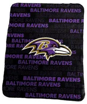LOGO BRANDS 603-23C Baltimore Ravens Classic Fleece
