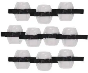 ERGODYNE 3386PK10 3386 Black Arm Band ID Badge Holder, 10PK