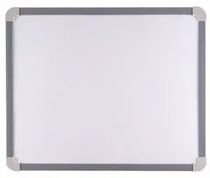 SCHOOL SMART 1714ALUWBDOLD Magnetic Whiteboard, Small, 17-1/4 x 14-1/2 Inches,