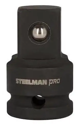 STEELMAN 79372 1/2'' Drive M to 3/4'' Drive F Friction Ball Impact Adapter