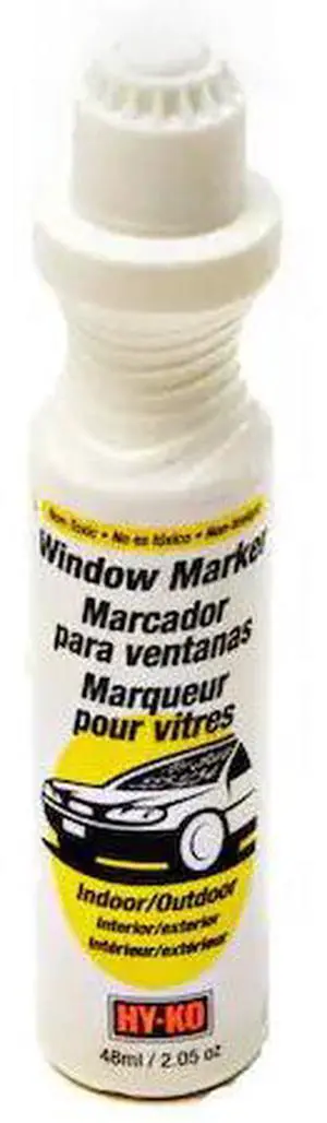 HY-KO A40610 White Window Marker, 3PK