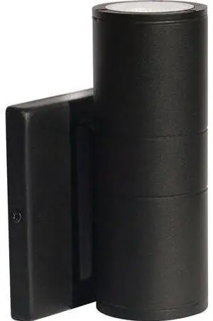 NUVO LIGHTING 62/1138 1-Light LED Small Up or Down Sconce Fixture Black Finish NUVO LIGHTING 62/1138 1-Light LED Small Up or Down Sconce Fixture Black Finish