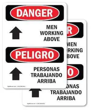 SIGNMISSION OS-2PACK-DS-D-710-VS-1448 Safety Culture Sign, 7 in Width, Vinyl