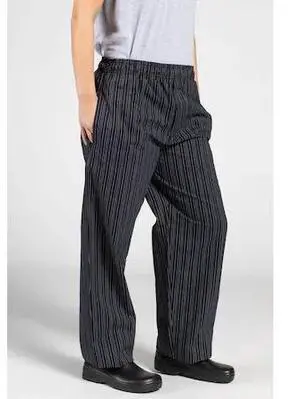 UNCOMMON THREADS 4003-3606 Yarn-Dyed Chef Pant Tribal Stripe 2XL