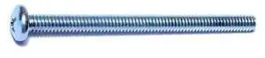 MIDWEST FASTENER 07367 1/4"-20 x 3-1/2 in Phillips Pan Machine Screw, Zinc
