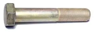 MIDWEST FASTENER 00945 Grade 8, 7/8"-14 Hex Head Cap Screw, Zinc Yellow Steel,