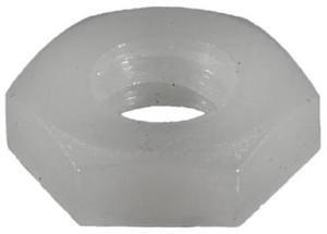 MIDWEST FASTENER 62537 Machine Screw Nut, #10-24, Nylon, 30 PK
