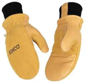 KINCO 901TW-S WMNS Lnd Prem. Grn and Suede Pgskn Mitt w. Omni-Cuff S