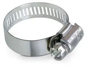 EVERFLOW 5710SSHCA Stainless Steel Worm Drive Hose Clamps 1/2 ''- 1-1/16''