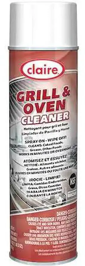 CLAIRE CL826 Grill & Oven Cleaner, 20oz, 12PK