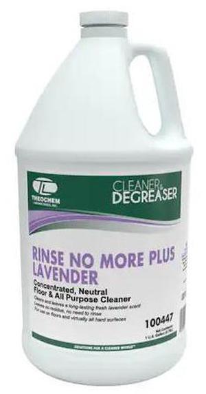 THEOCHEM 100447-99990-7G RINSE NO MORE PLUS LAVENDER - 4/1 GL CASE,Floor