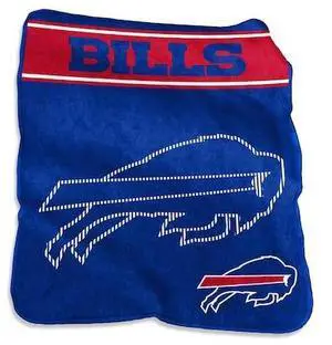 LOGO BRANDS 604-26X Buffalo Bills 60x80 Raschel Throw