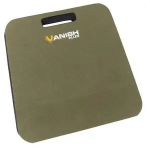 VANISH 5839 Foam Cushion, 14 in. L x 13 in. W x 2 in. Thick, Olive Green