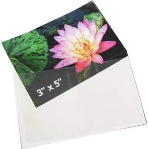 TARIFOLD 21150 Index Card Pocket, Self-Adhesive, Top Opening 3" x 5", PK100