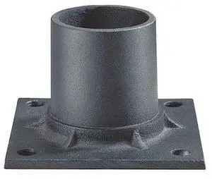 ACCLAIM LIGHTING C347BK Pier Mount,Black For 3" Posts