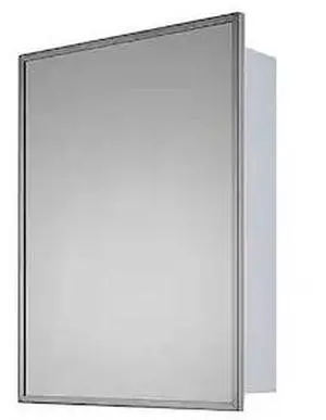 KETCHAM 176-SM 20" x 26" Deluxe Surface Mounted SS Framed Medicine Cabinet