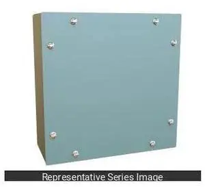 HAMMOND C3SC12126GY N3 Screw Cover, 12X12X6, Gray