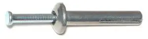 MIDWEST FASTENER 07868 Nail Drive Anchor, 1/4" Dia., 1-1/2" L, Steel Zinc