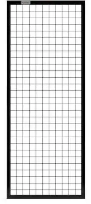 GLOBAL INDUSTRIAL 800483BK Machine Wire Guard Panel, 2'W, Black
