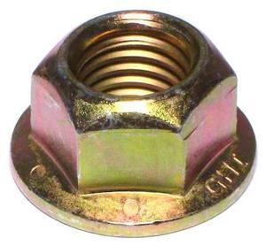 MIDWEST FASTENER 50369 Lock Nut, 3/4"-10, Steel, Grade 8, Yellow Zinc, 10 PK