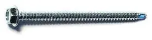 MIDWEST FASTENER 50889 Self-Drilling Screw, #8 x 2-1/2 in, Zinc Plated Steel