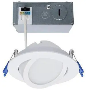 SATCO S11878 11 Watt 4 Inch Directional Low-Profile Downlight CCT Selectable