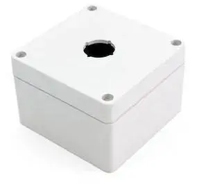 HAMMOND 1554MPB1 1 hole, 22.5mm, Pushbutton Enclosureosure, Polycarbonate