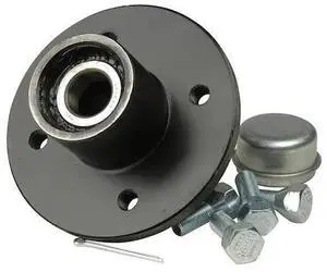 C.E. SMITH 13100 Pkg Trailer Hub Kit, 1 in. Tapped 4 x 4