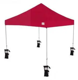 IMPACT CANOPY 283020204 TL Kit 10 FT x 10 FT  , 210d Top Red , Roller Bag, and
