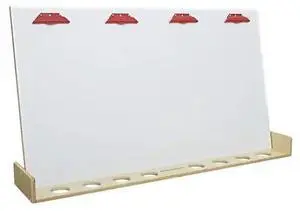 CHILDCRAFT 74534 Wall-Mounted Painting Easel for Kids, 48-7/8 x 10 x 27-3/8