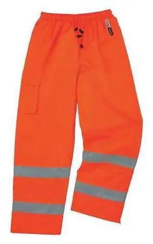 ERGODYNE 8925 Small Class E Thermal Pants, Orange