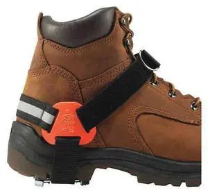 ERGODYNE 6315 IceTraction Device, Blk, StrapOnHeel, XL, PR