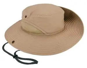 ERGODYNE 8936 Khaki Lightweight Ranger Hat with Mesh Paneling, L/XL