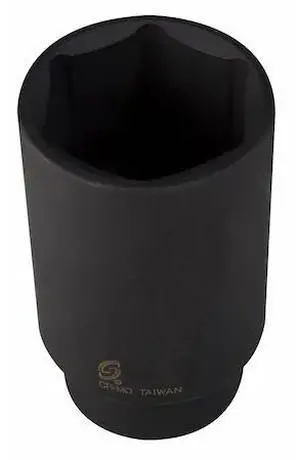 SUNEX 221MD 1/2" Drive, 21mm Size, Metric Socket, 6 Points, Deep 6Pt,1/2"Dr,21mm