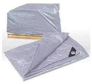 KOTAP TRS1012 Super Duty Tarp, 10 ft x 12 ft, Silver, Plastic