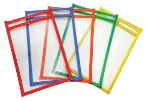 ZORO SELECT 45TU85 Shop Ticket Holder,Assorted,9 in. W,PK10