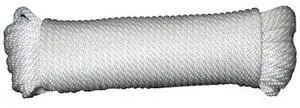 T.W. EVANS CORDAGE CO. 44-125 3/8. x 50 ft. Solid Braid Nylon Rope Hank