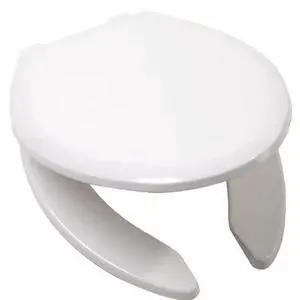 JONES STEPHENS C2200OS00 EZ Close Premium Plstc Seat,Wht,Elngtd With Cover,