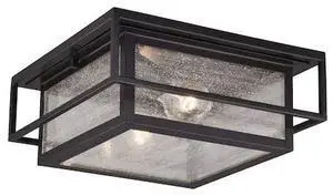 VAXCEL T0470 Hyde Park 12-in. Outdoor Flush Mount