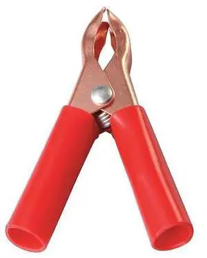 WESTWARD 23PC44 Heavy Duty Charging Clip,80,Red