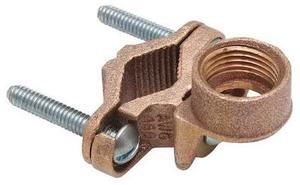 BURNDY C61 Pipe Ground Clamp,8AWG,2.34In