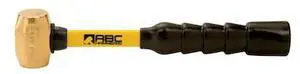 ABC HAMMERS ABC1BFB 1 lb. Brass Hammer with 10" Fiberglass Handle