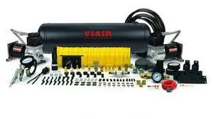VIAIR 20011 Dual Black on Silver 280C Onboard Air Sy