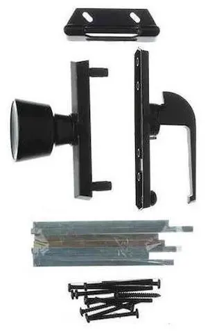 WRIGHT PRODUCTS V670BL Universal Knob Latch. Black