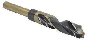 DRILL AMERICA KFD3F25/32 25/32" HSS Black & Gold Drill Bit with Reduced 1/2"