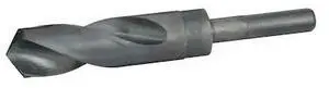 DRILL AMERICA DWDRSD1-1/16 1-1/16" Reduced Shank HSS Drill Bit 1/2" Shank,