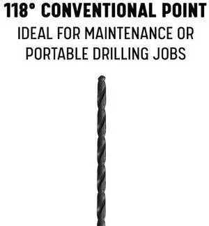 DRILL AMERICA DWDDL12X3/4 3/4" x 12" HSS Extra Long Drill Bit