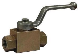 BUYERS PRODUCTS HBVS050 1/2 Inch NPTF 2-Port High Pressure Ball Valve
