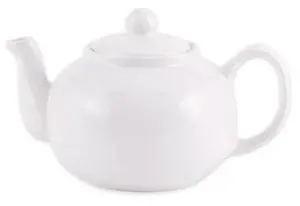 RSVP INTERNATIONAL CHAI-W Stoneware Teapot, White